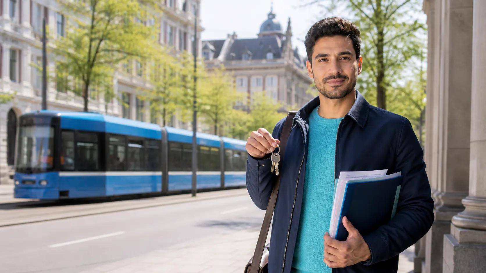 Titelbild zum Ratgeber „Nach der Einreise: Anmeldung, Versicherung, Aufenthalt“